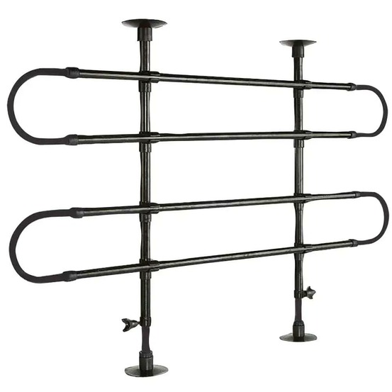 Barre pare-chien métallique ajustable 85-140cm h60-110cm