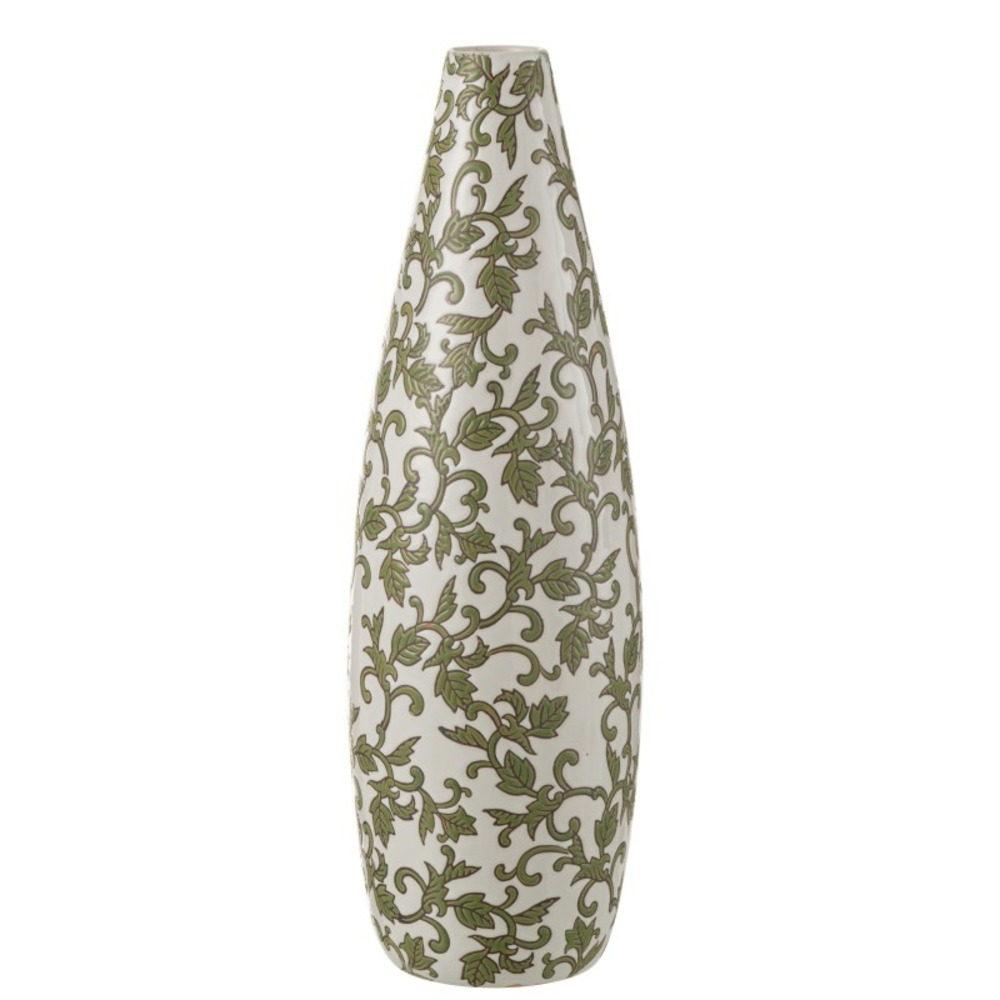 Vase en porcelaine multicouleur 16.5x16.5x53 cm