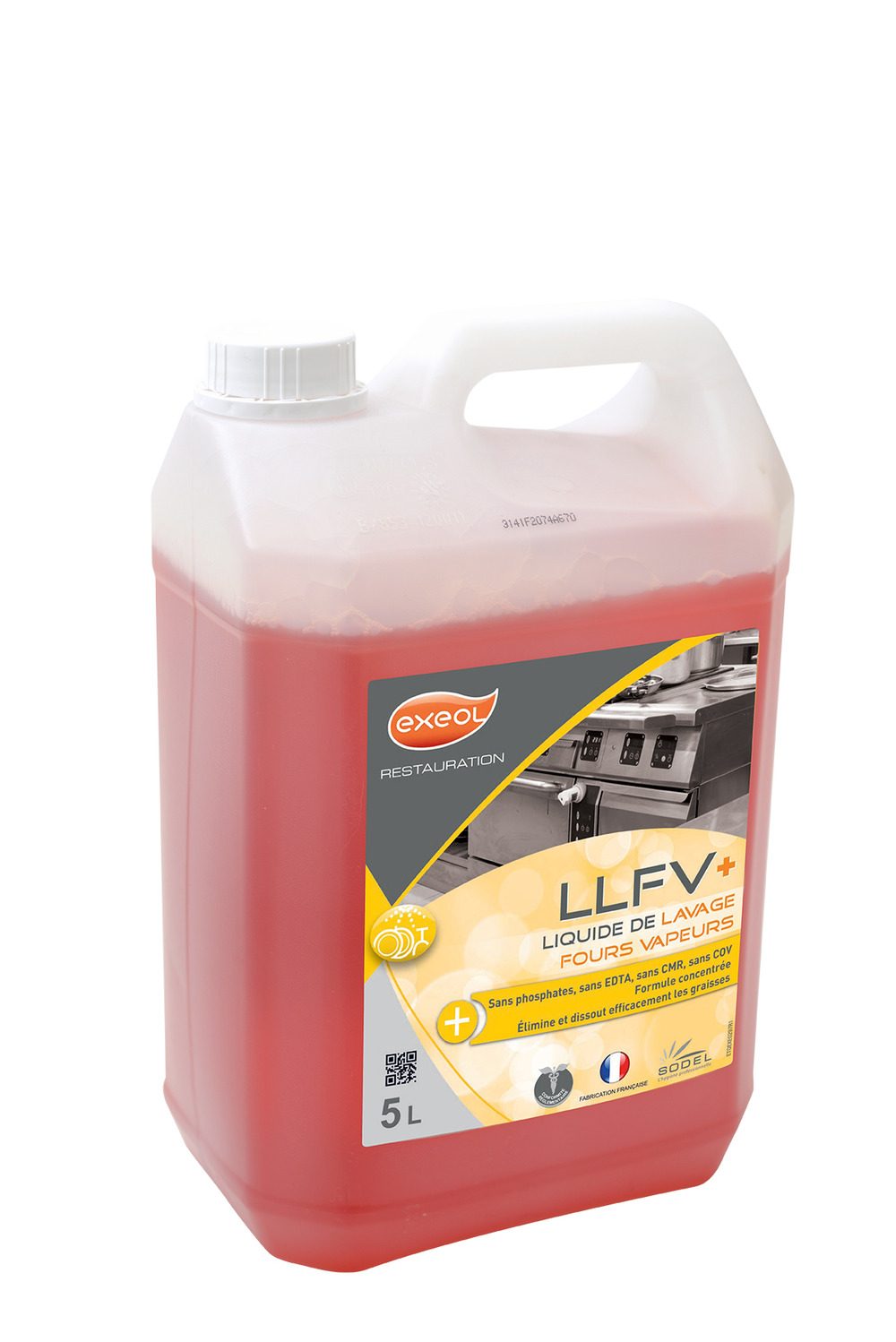 Liquide lavage fours vapeurs bidon de 5kg - sodel