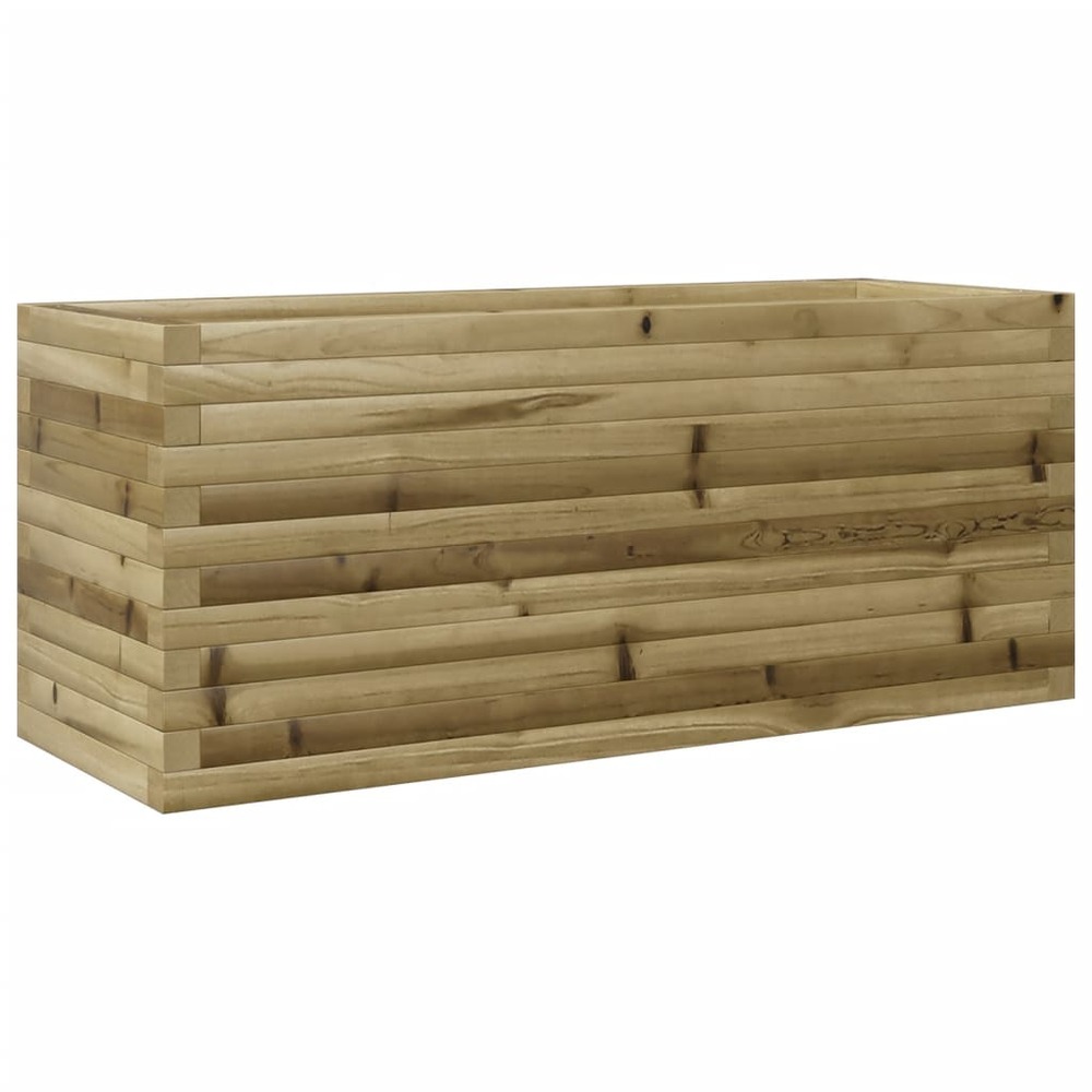Jardinière 110x40x45,5 cm bois de pin imprégné