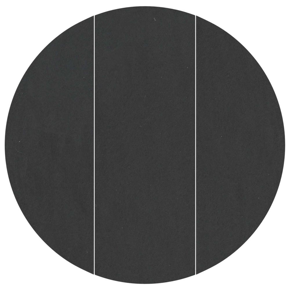 Tapis de piscine ø 366 cm (2 mm) rond tissu non tissé noir