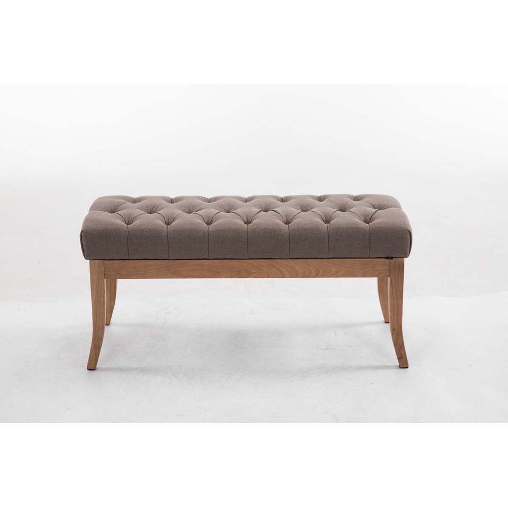 Banc ramses tissu antique-clair 100
