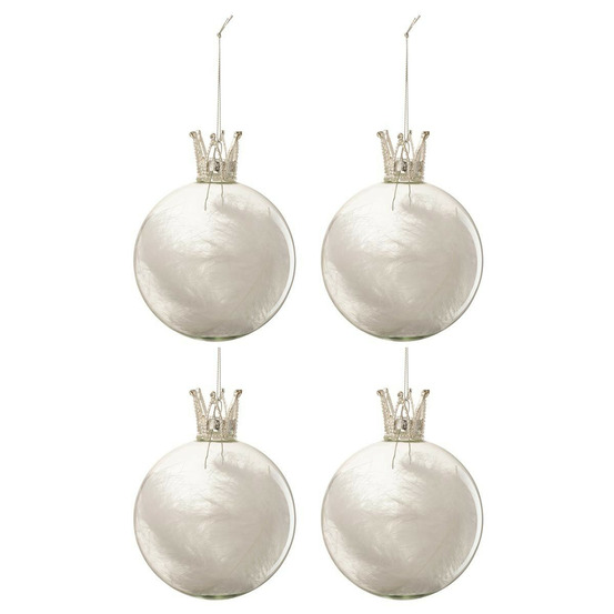 Lot de 4 boules de noël