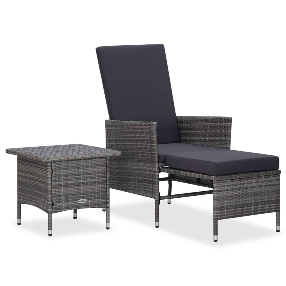 Salon de jardin 2 pcs avec coussins