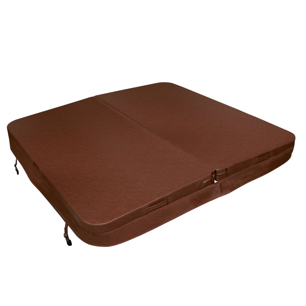 Housse de spa jardi - marron - 200 cm x 200 cm