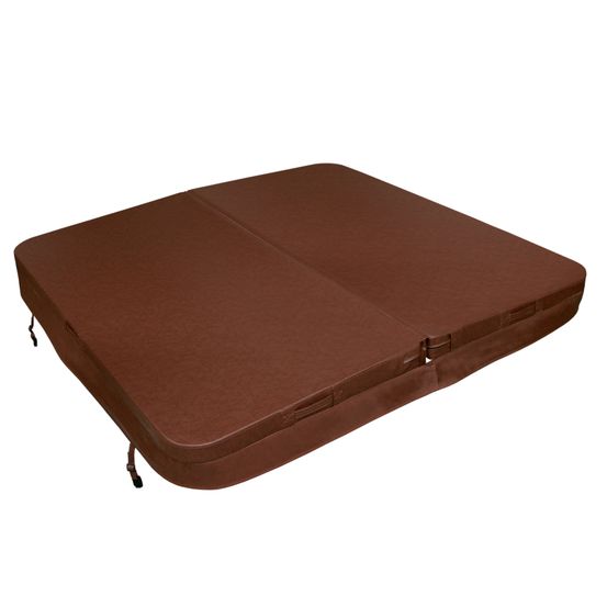 Housse de spa jardi - marron - 200 cm x 200 cm