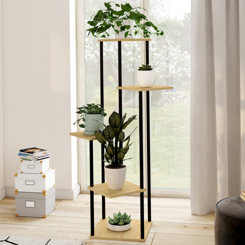 Etagre  pots de fleurs porte plante detroit 5 niveaux design industriel |  Truffaut