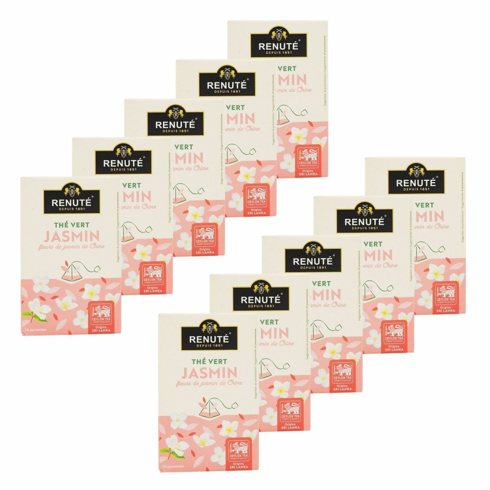 Thé vert au jasmin - 20 sachets - renuté