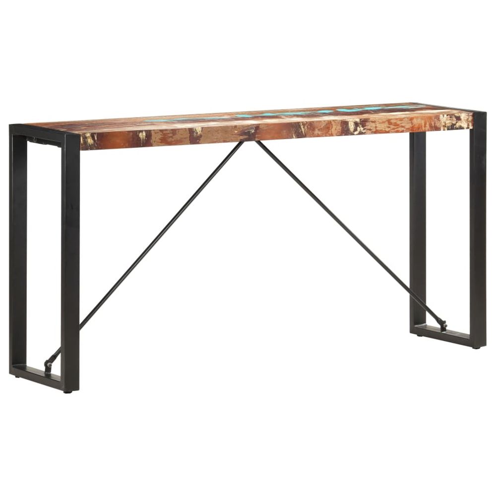 vidaXL Table console 150x35x76 cm Bois de