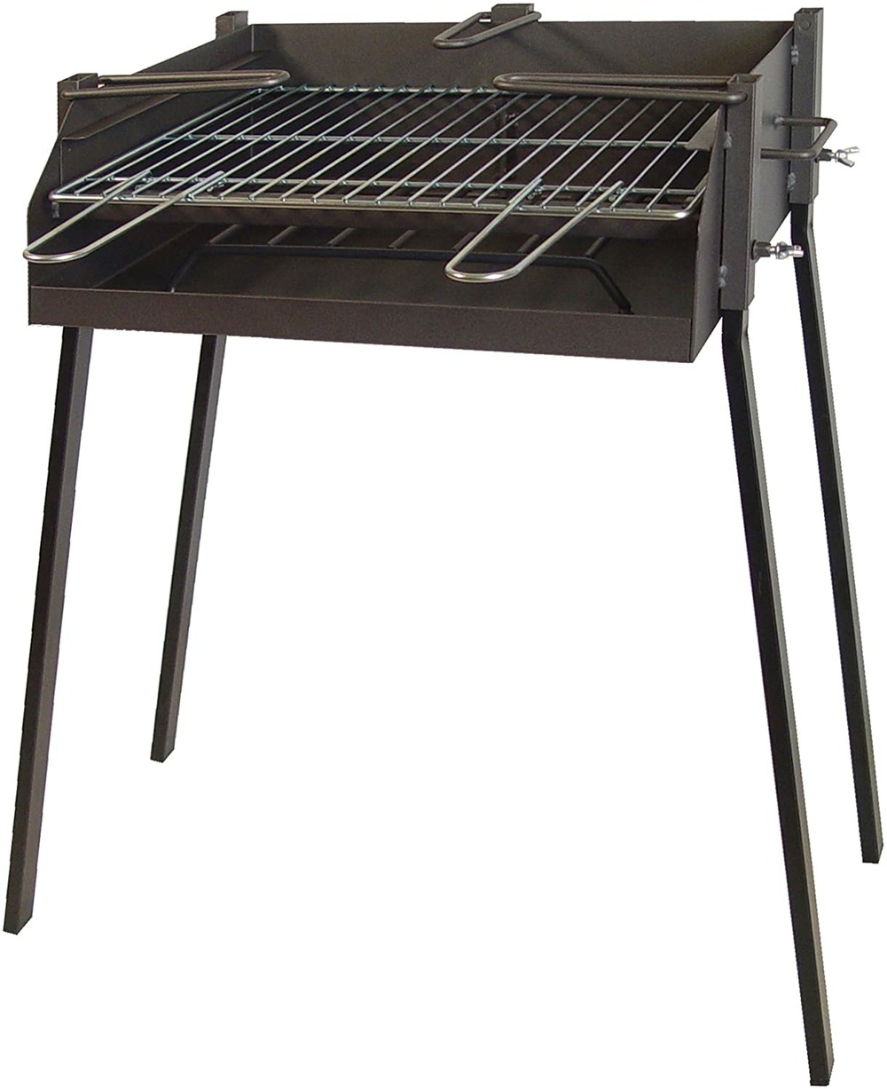 Imex el zorro 71584 - barbecue carré avec support à paella