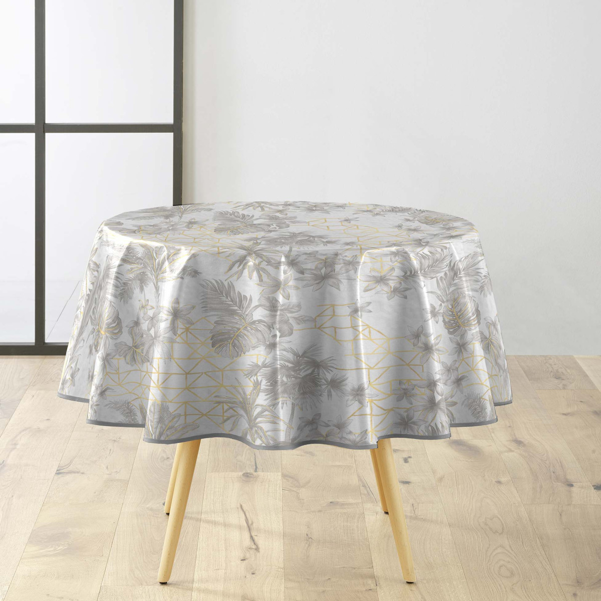 Nappe toile cirée ronde 