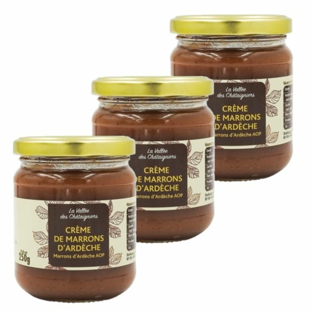 Crème de marrons d'ardèche aop - la vallée des châtaigniers