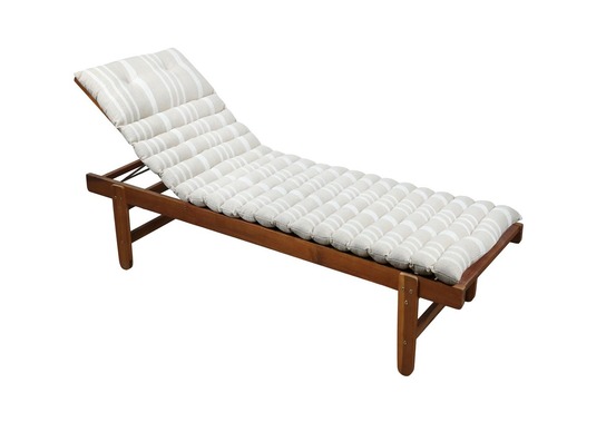 Coussin de sol ou bain de soleil rayure