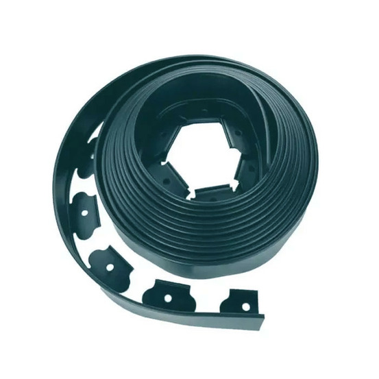 Rouleau bordure de jardin pe (10m) verte hauteur / épaisseur : 5cm