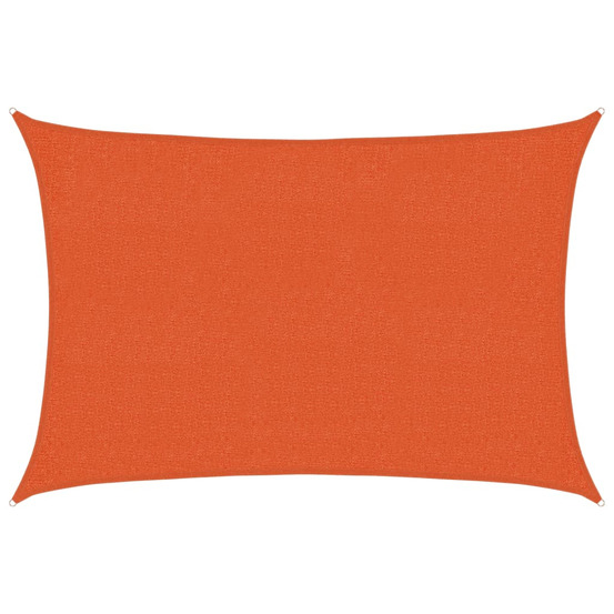 Voile d'ombrage 160 g/m² orange 2x2,5 m pehd