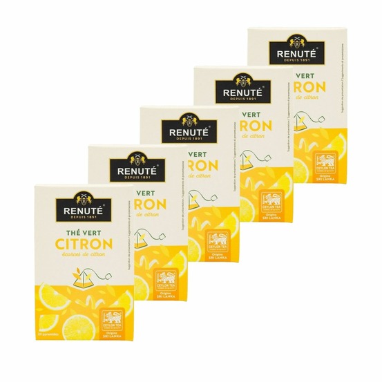 Thé vert au citron - 20 sachets - renuté