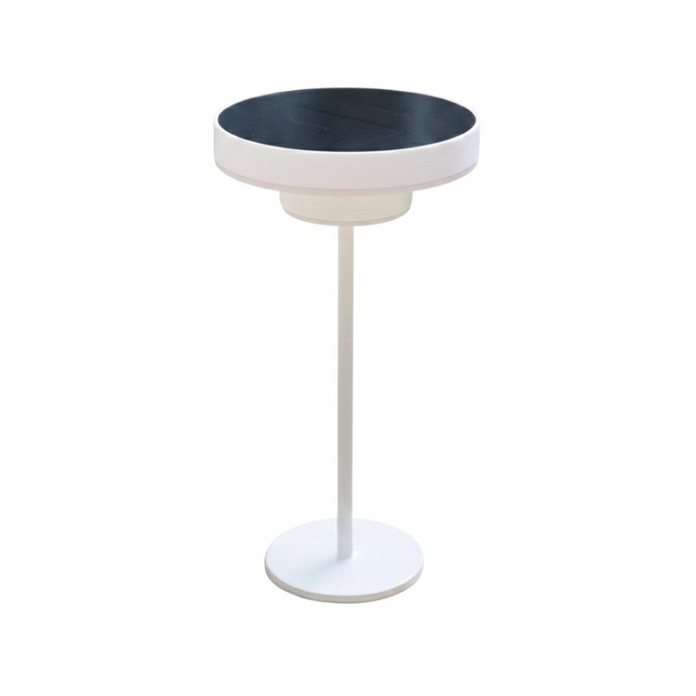 Lampe de table solaire genova blanc