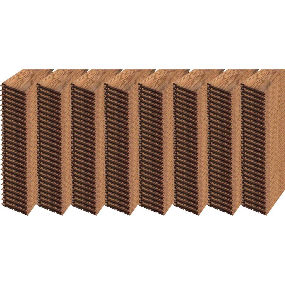 Clin de bardage en pin sylvestre 250 x 12 cm premium (lot de 200) 60 m2