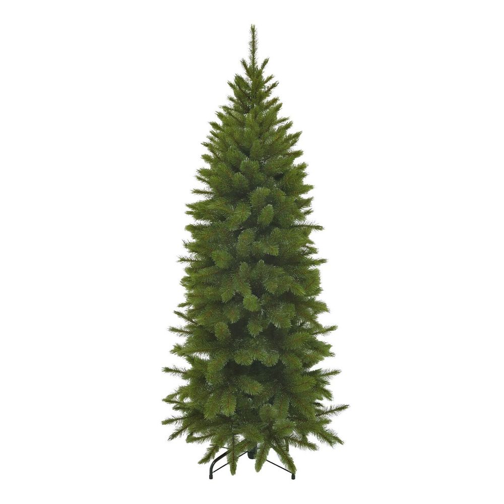 Triumph tree bristlecone pilar sapin de noël - décoration noël pour intérieur - arbre de noël artificiel en pvc avec système de