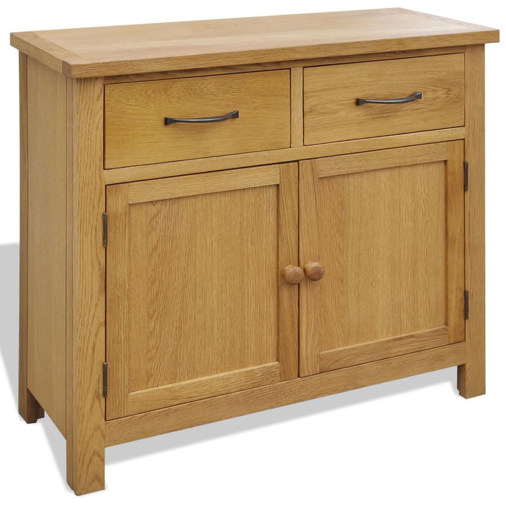 Buffet 90 x 33,5 x 83 cm bois de chêne massif
