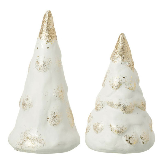 Lot de 2 sapins de noël déco