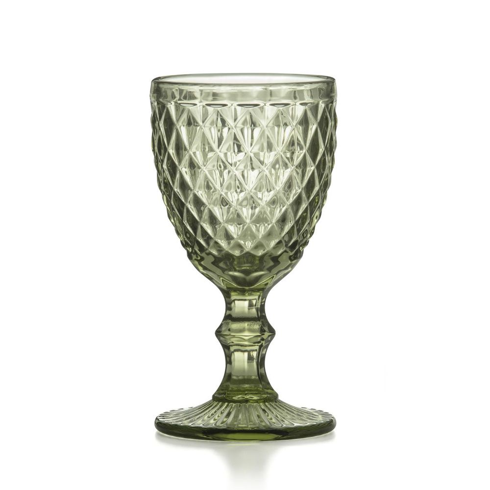 Diamond vert - 6 verres à pied 20 cl