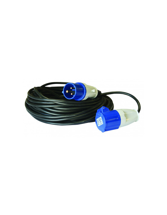 Rallonge p17 15m antarion alimentation robuste camping-car - antarion bleu