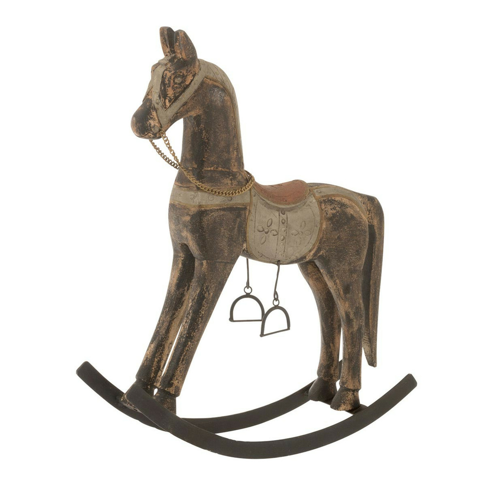 Cheval à bascule en bois 