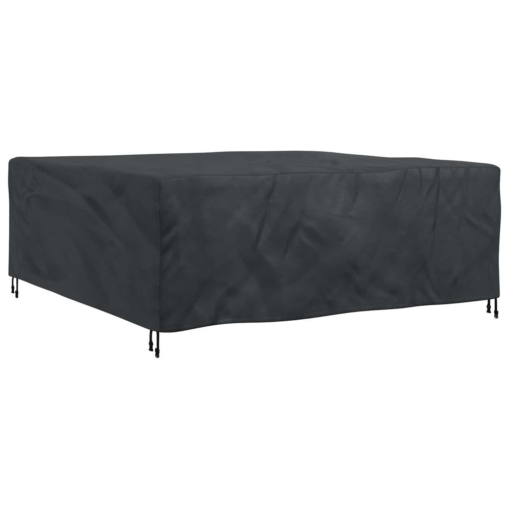 Housse pour meubles uni noir 210 x 200 x 70 cm 420d