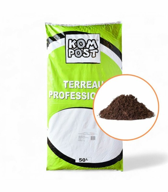 Terreau engrais fleurissement, sac de 50 l, plantes vivaces et annuelles - pro413