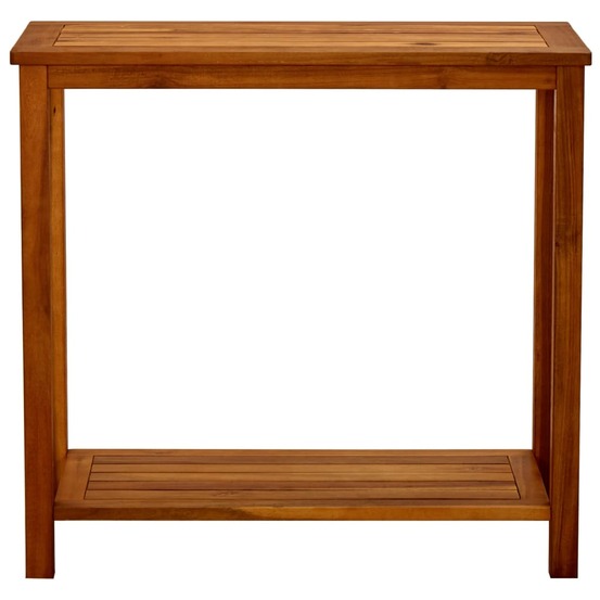 Table console de jardin 80x35x75 cm bois d'acacia solide