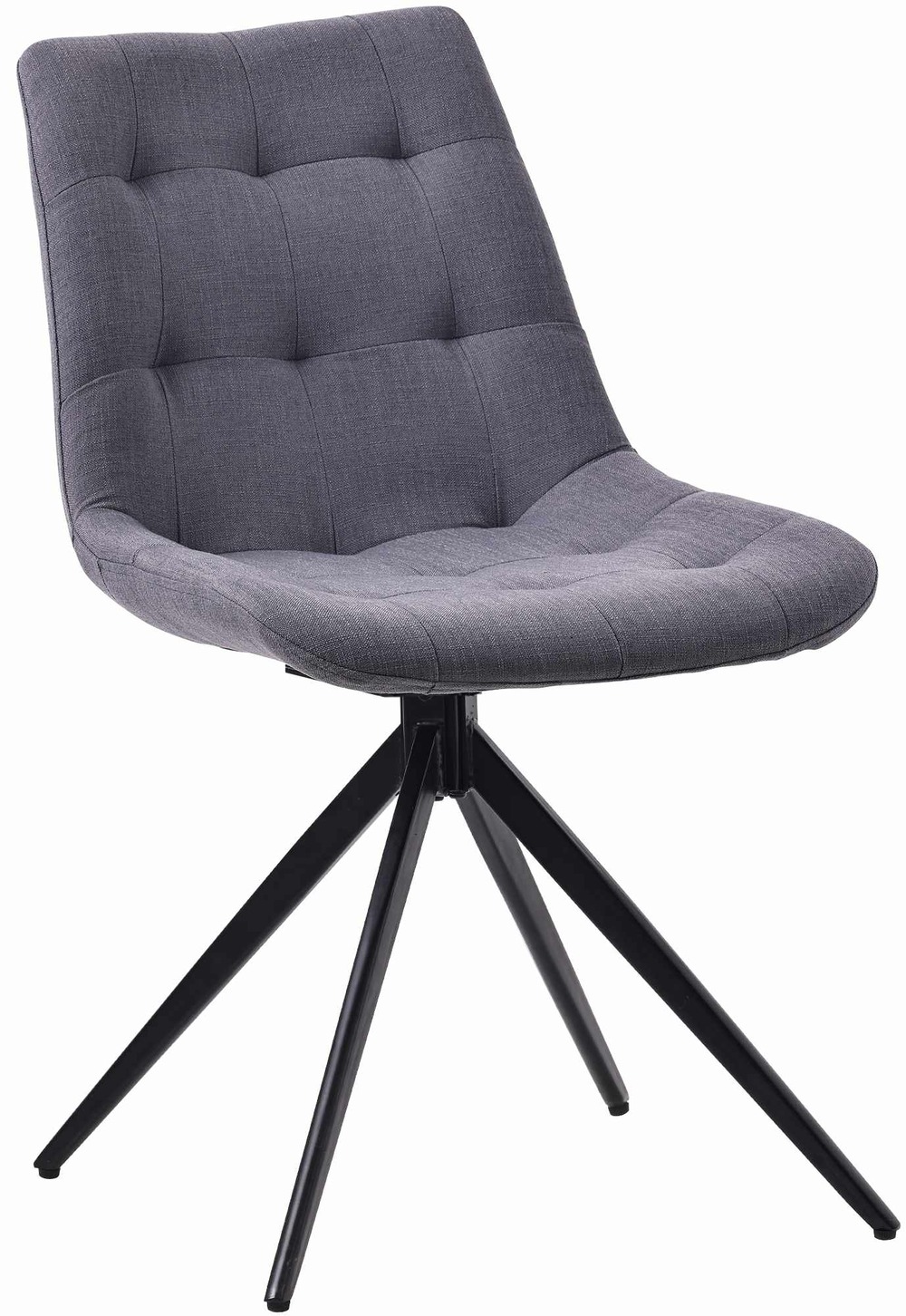 Chaise de salle à manger en tissu merna