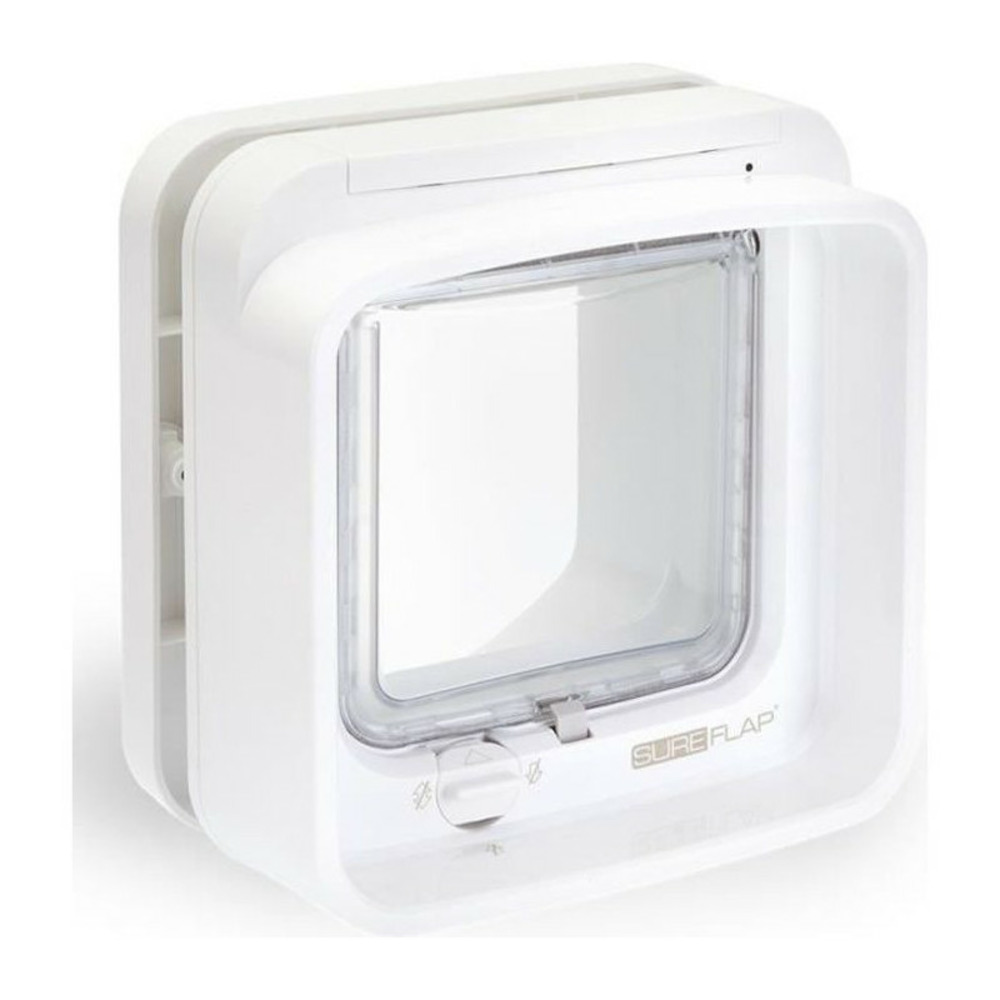Sureflap dualscan chatiere a puce electronique blanc