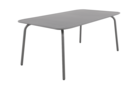 Table de jardin style rétro kleo 8 places gris   mwh®