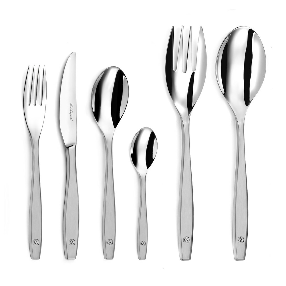 Figure satiné - ménagère 50 pièces