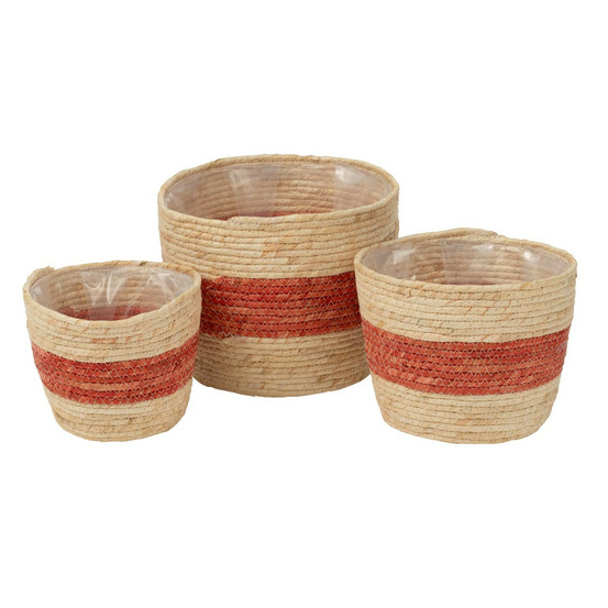 Lot de 3 paniers déco