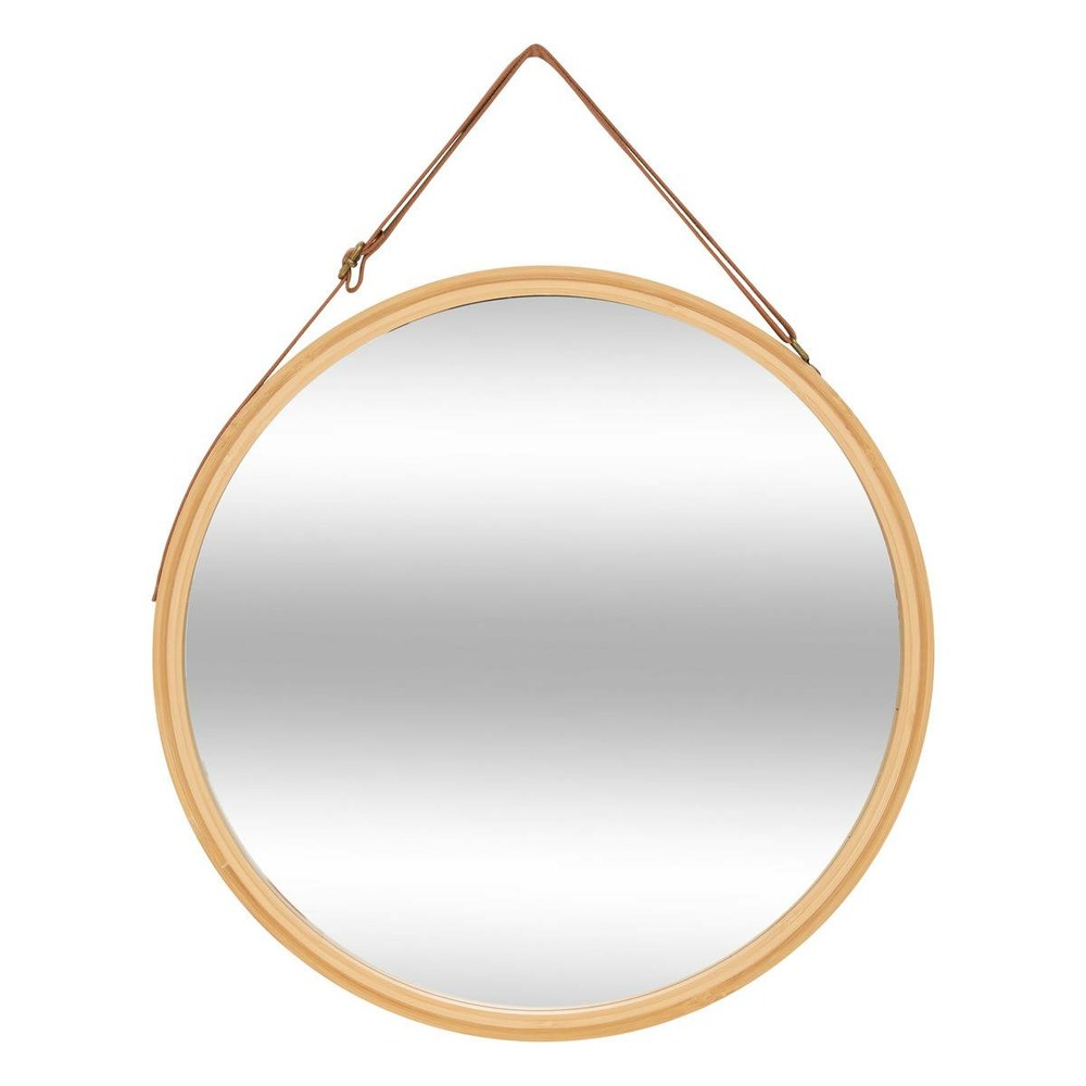 5five - miroir mur cuir rond bam d38