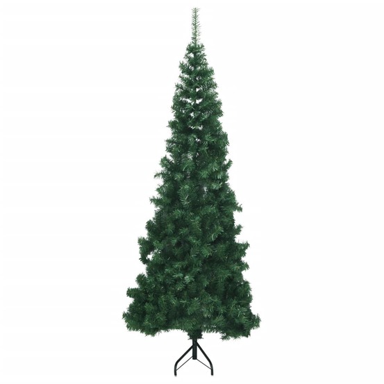 Sapin de noël artificiel d'angle vert 240 cm pvc