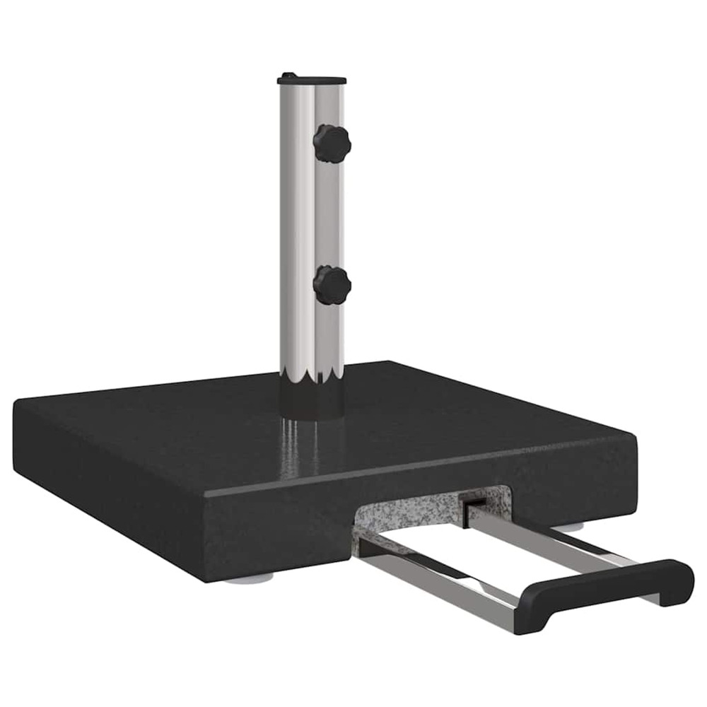 Pied de parasol noir 41 x 41 x 37 cm granite