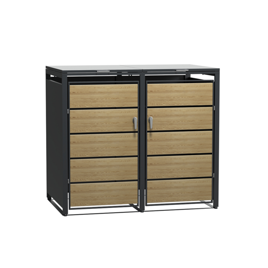 Conversion kliko aspect bois - 2 conteneurs - avec fonction de verrouillage