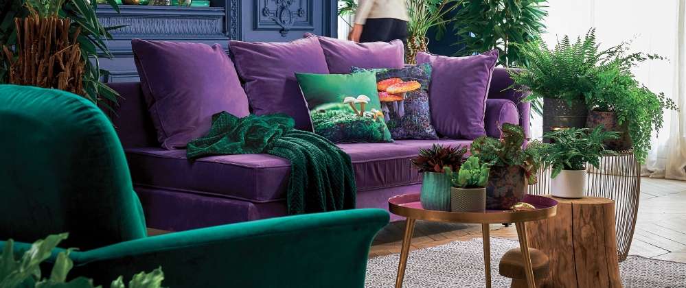 décoration intérieur vases coussin panier