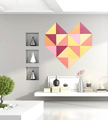 decoration murale coeur