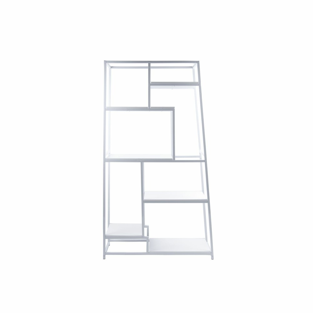 Bibliothèque fushion asymétrique - blanc