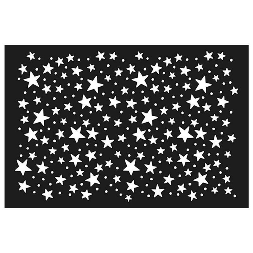 Pochoir 15 x 10 cm - etoiles
