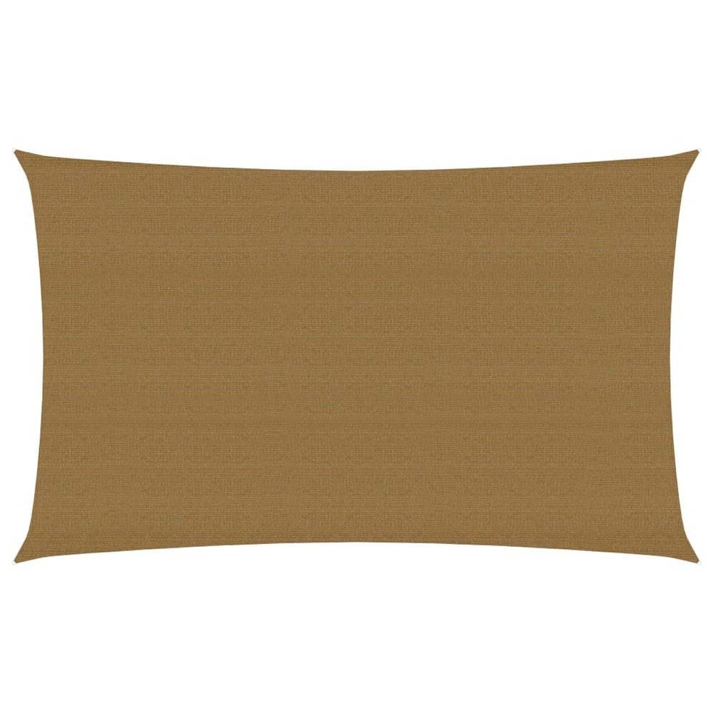 Voile d'ombrage 160 g/m² taupe 2x4,5 m pehd