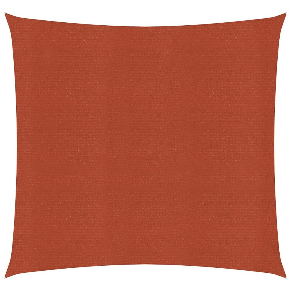 Voile d'ombrage 160 g/m² terre cuite 7 x 7 m pehd
