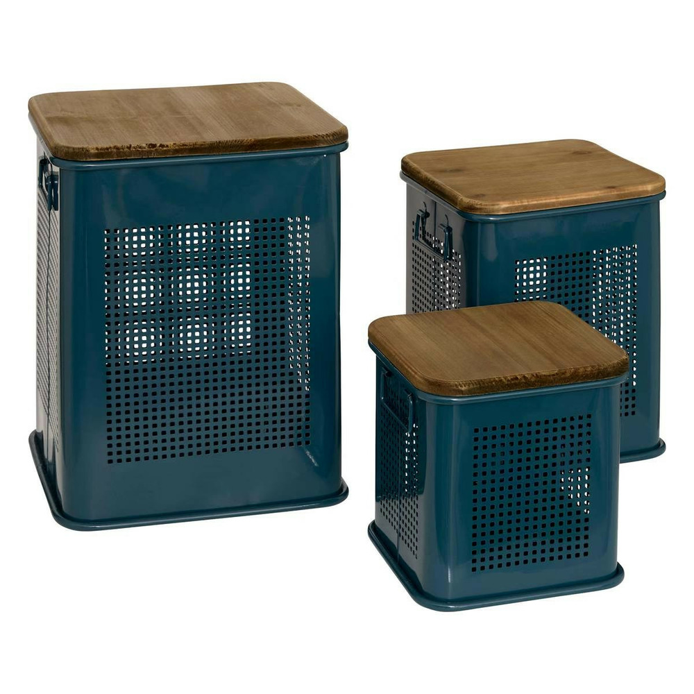Lot de 3 coffres de rangement 