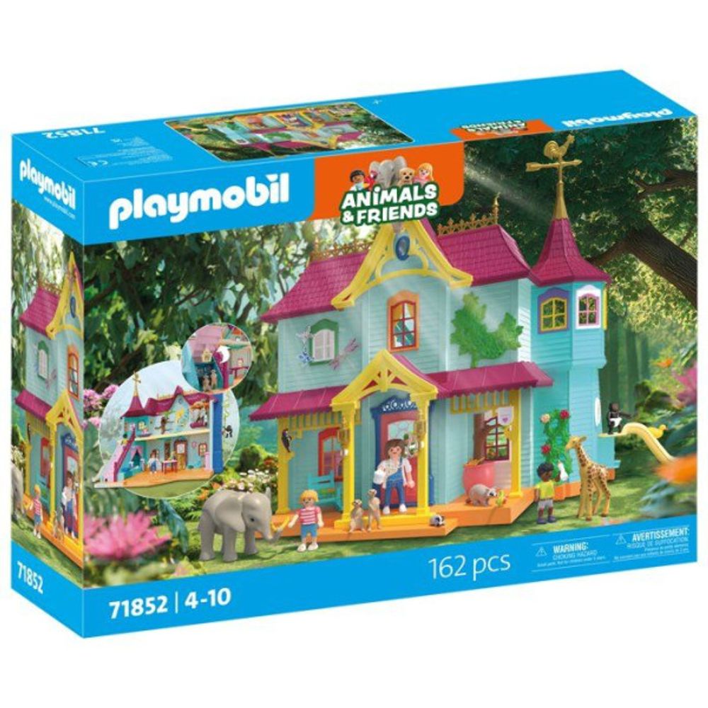 Playmobil 71852 manoir coloré des animaux