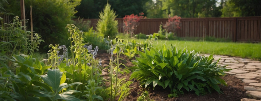 Jardin en pleine santé grâce à des soins adaptés et respectueux de la nature