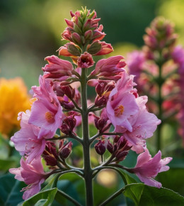 Parterre de fleurs aux couleurs chatoyantes